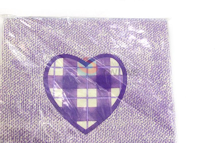 Wholesale Heart Printed Square Paper Towel for Sale