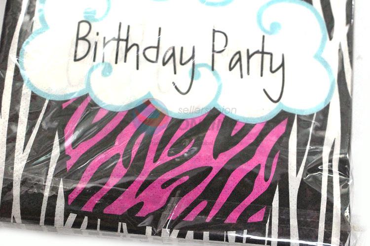 Wholesale Supplies Happy Birthday Square Paper Towel for Sale