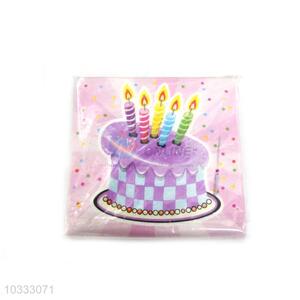 Factory Direct Happy Birthday Square Paper Towel for Sale