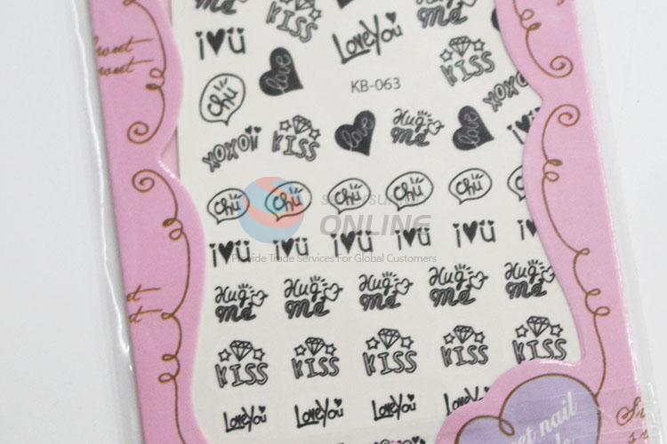 Popular hot sales nail sticker