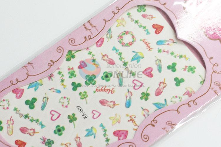 Wholesale cute style nail sticker