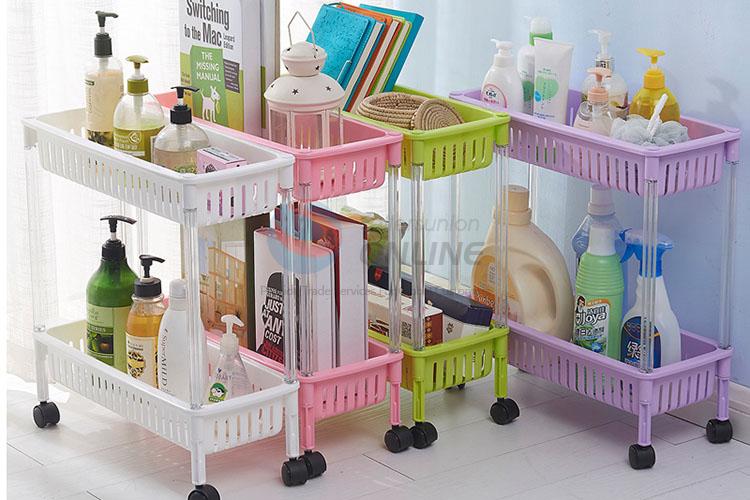 Best Price Two Layers Storage Rack Plastic Storage Holders