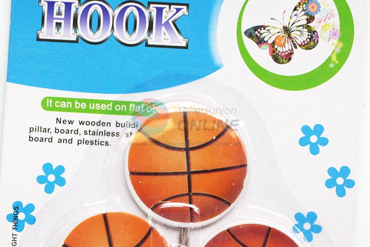 Cute Design Basketball Shape Sticky Hook