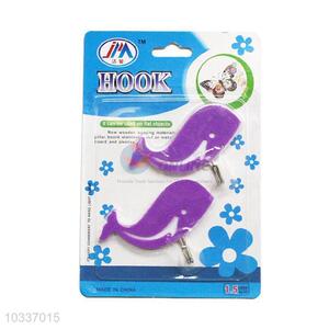 Cheap Dolphin Shape Sticky Hook Plastic Hooks