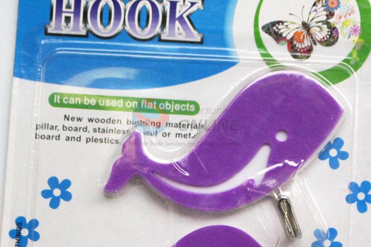 Cheap Dolphin Shape Sticky Hook Plastic Hooks