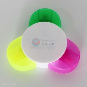 Flower Design 3 Colors Highlighter Pen