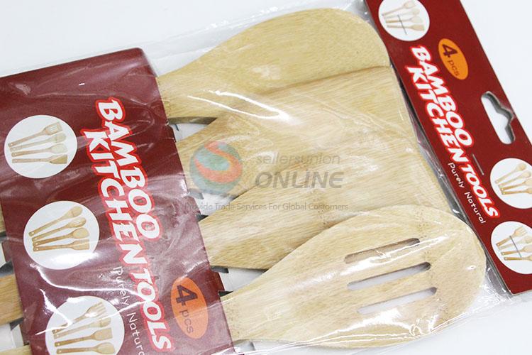 Factory Direct Bamboo Pancake Turner, Spatula Slotted, Meal Spoon