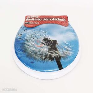 Cheap high quality dandelion printed toilet seat