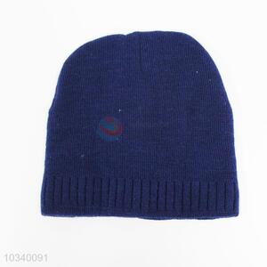 New and Hot Dark Blue Knitted Hat for Sale