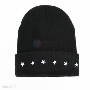 Top Selling Star Pattern Knitted Hat for Sale