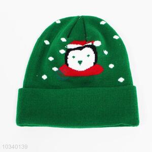 Wholesale Nice Green Knitted Hat for Sale