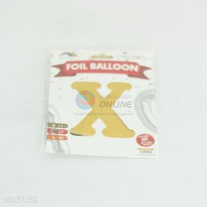 Best Selling DIY Alphabet X Shaped Foil Balloon 28