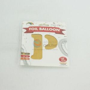 High Quality Alphabet P Shaped Balloon 17