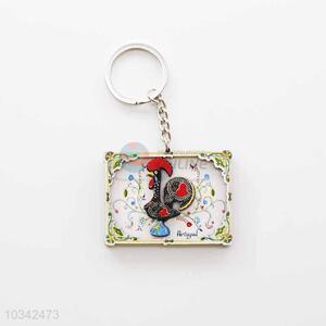 Rooster Pattern Key Chain/Key Ring