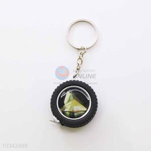 Sydney Pattern Tyre Shaped Key Chain/Key Ring