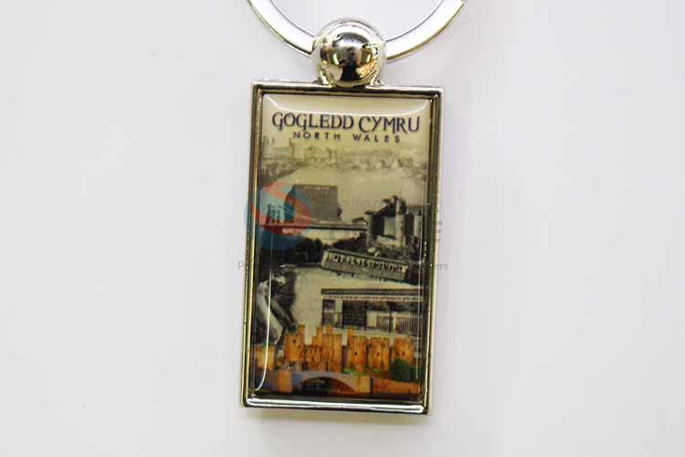 Gogledd Cymru Rectangular Key Chain/Key Ring