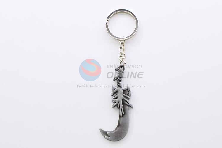 Sickle Shaped Key Chain/Key Ring