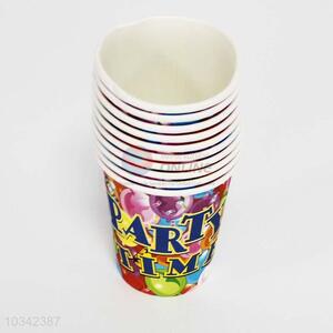 10pcs Paper Cups Set