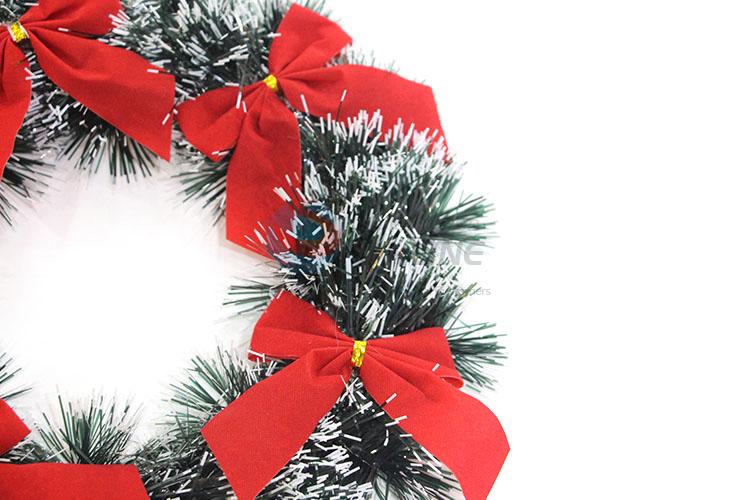 Wholesale Supplies Christmas Garland with Bowknot for Sale