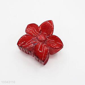 Mini Flower Shaped Plastic Hair Claw For Women