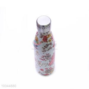 Nice Flower Pattern Stainless Steel Water Cup/Bottle for Sale