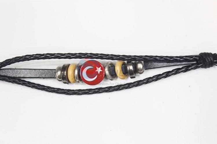 Very Popular Bohemia Rope Chain Leather Bracelet