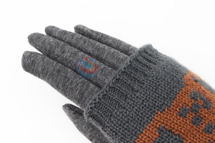 Classic popular design women winter warm gloves