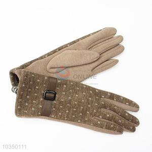 Nice design women winter warm gloves for promotions