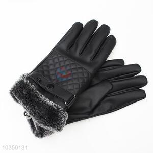 Factory promotional good quality men winter warm gloves