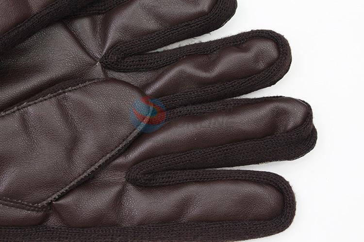 Bottom price hot selling men winter warm gloves