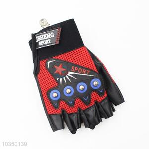 Super quality low price men winter half-finger gloves