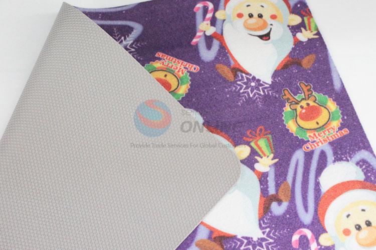 New Design Printing Polyster Mat for Christmas