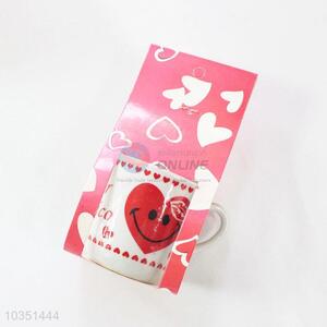 Normal best good heart pattern ceramic cup