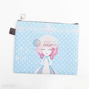 New Style Lovely Girl Leather Pen Bag