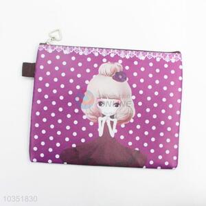 New Arrival Lovely Girl Printed Pen Bag For Sale