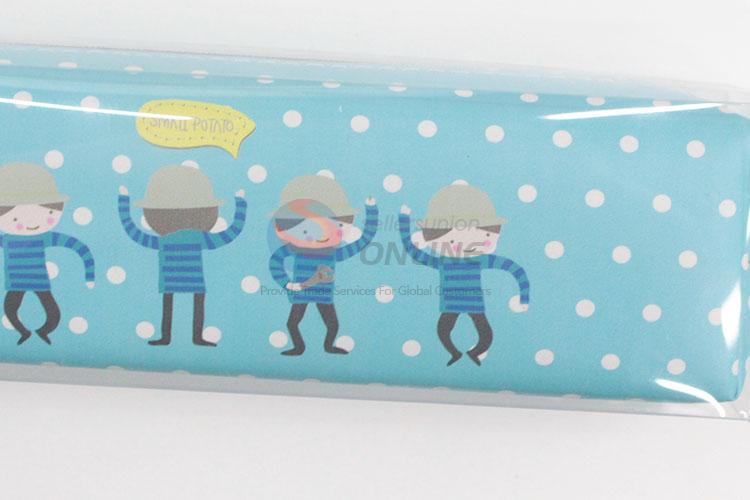 Printed Pu Pencil Bag With Cheap Price