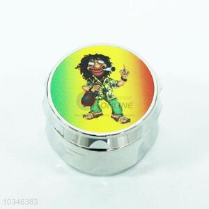 Most popular kirsite cigarette grinder,5.3*5.3*4cm