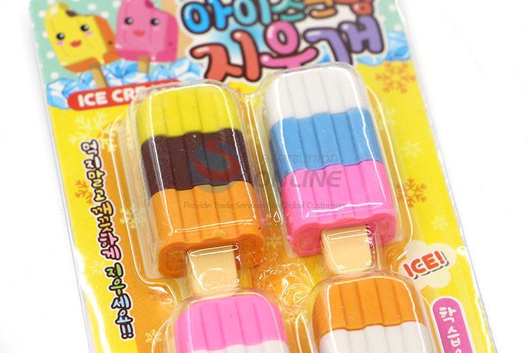 High Quality Ice Cream Cartoon Rubber/Eraser for Student