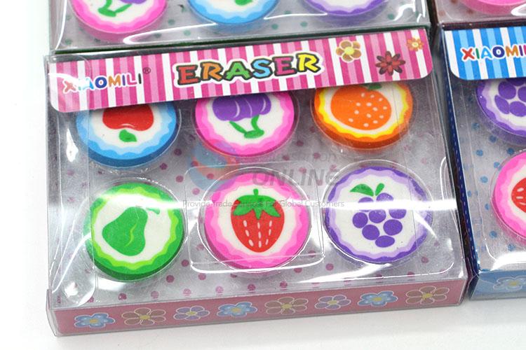 Factory High Quality Fruit Cartoon Rubber/Eraser for Student