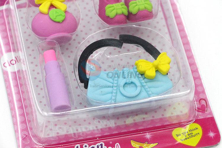 Nice Fashion Girl Cartoon Rubber/Eraser for Student