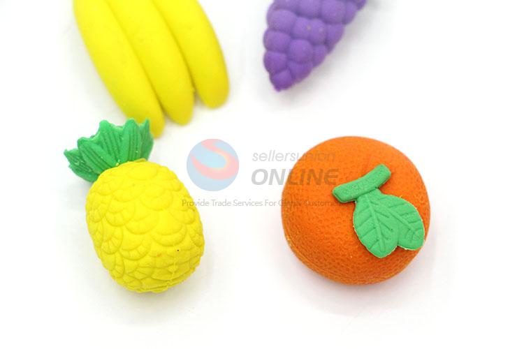 Cheap Price Fruit Design Cartoon Rubber/Eraser for Student