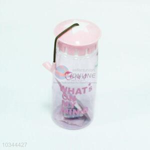 Promotional popular portable plastic water bottle