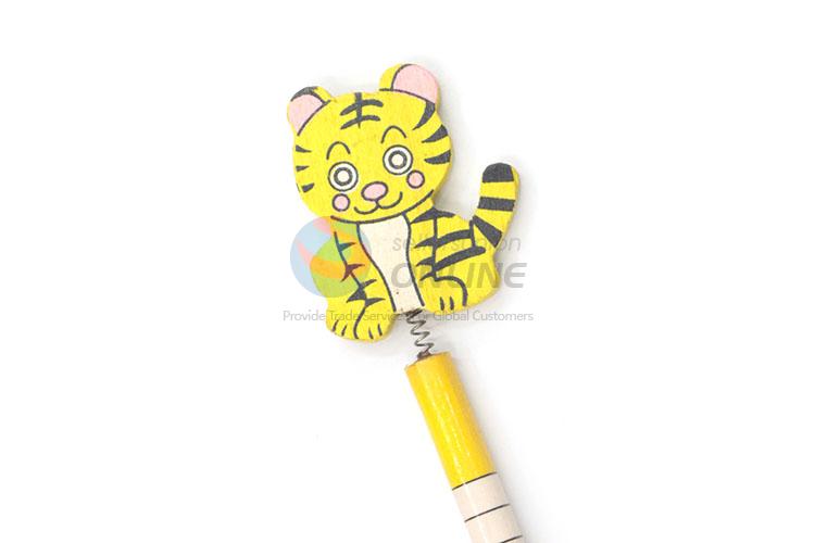 Wholesale Tiger Shape Student Pencil Colorful Pencil