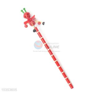 Popular Wooden Pencil With Cartoon Bee Accessories