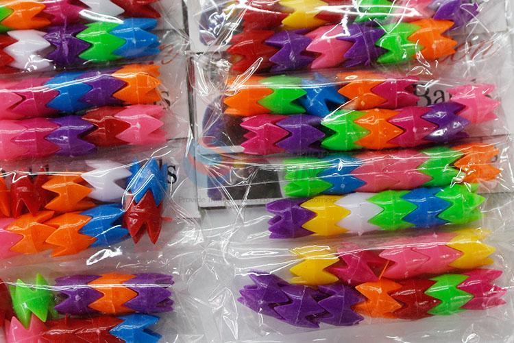 Factory Direct Colorful Plastic Beads Beauty Hair Accessory