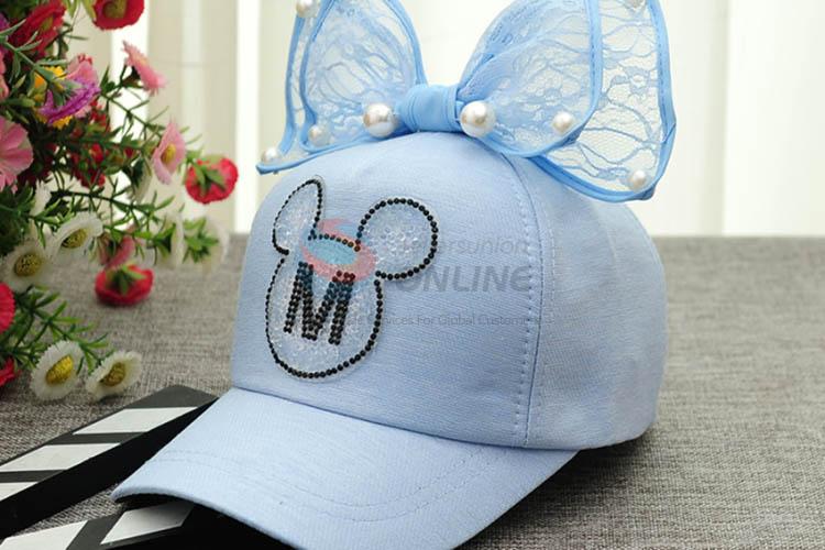 Wholesale Cute Bowknot Baseball Hat Cheap Sun Hat