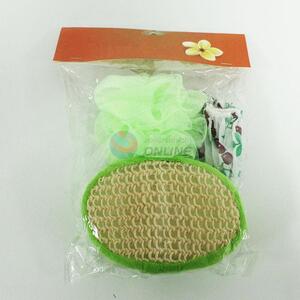 3PC Jute <em>Shower</em> <em>Cap</em> Bath Ball Bathroom Sets