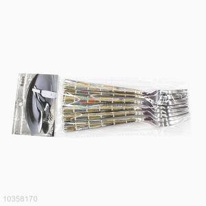 New style custom cheap stainless steel fork set