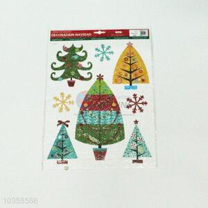 Removable PVC Christmas Tree Shaped Wall Sticker