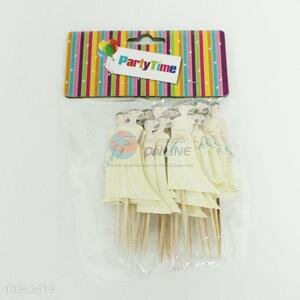 Good quality toothpicks with lady shaped paper card